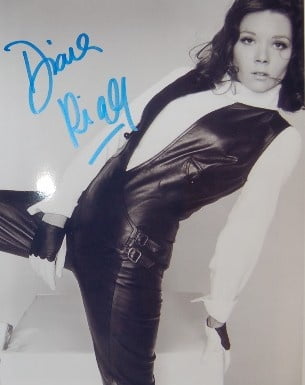 Celebrity Leather - Avengers - Diana Rigg as Ema Peel #99692278