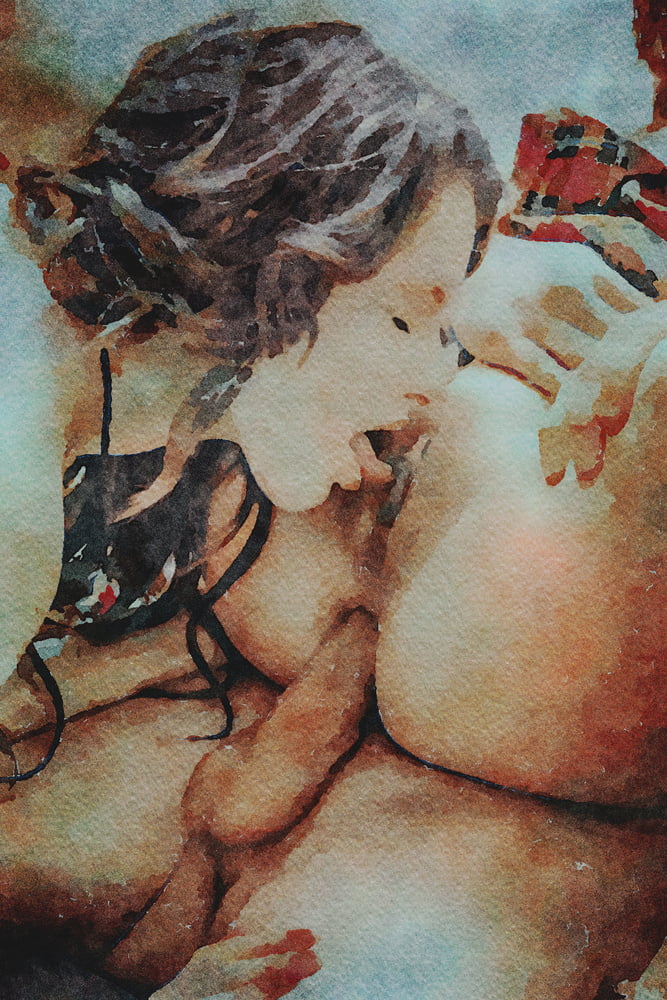 Erotic Digital Watercolor 48 #103826608
