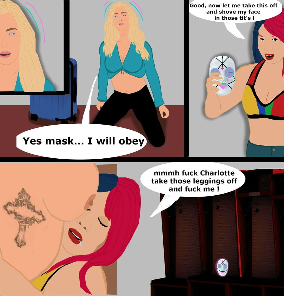 Asukas New Mask WWE Hentai Comic #97020635