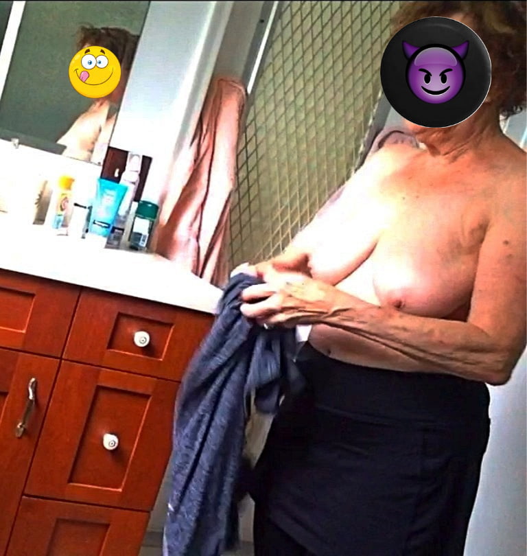 GILF Bathroom Spy - Tits #105094130