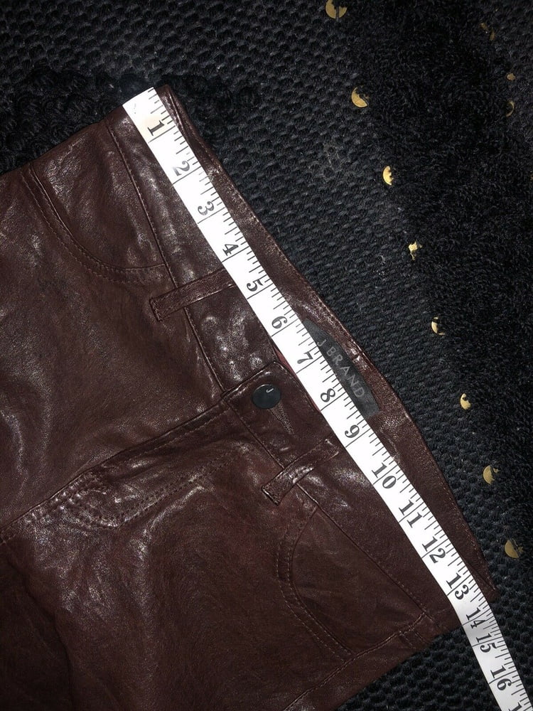 J brand leather perfect skinny push up pants
 #104385544