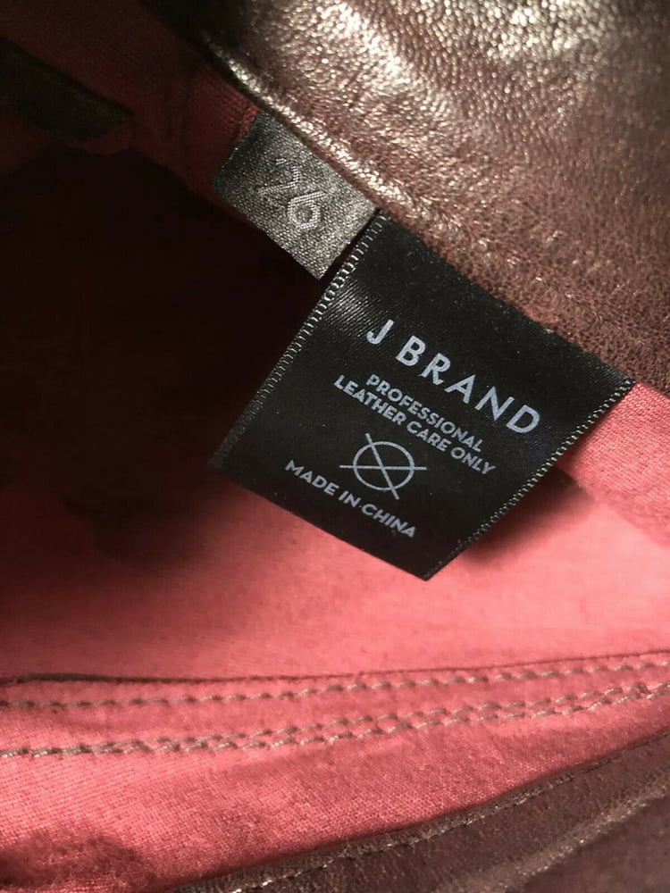 J brand leather perfect skinny push up pants
 #104385550