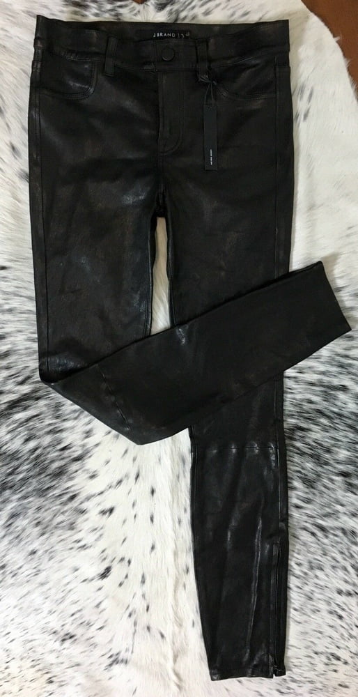 J brand leather perfect skinny push up pants
 #104385567