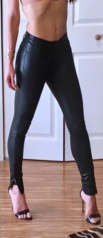 J BRAND LEATHER PERFECT TIGHT SKINNY PUSH UP PANTS #104385575