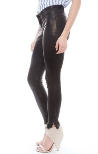 J BRAND LEATHER PERFECT TIGHT SKINNY PUSH UP PANTS #104385587