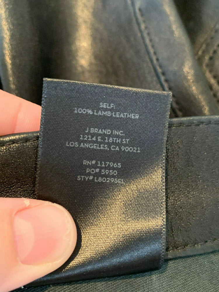 J brand leather perfect skinny push up pants
 #104385617