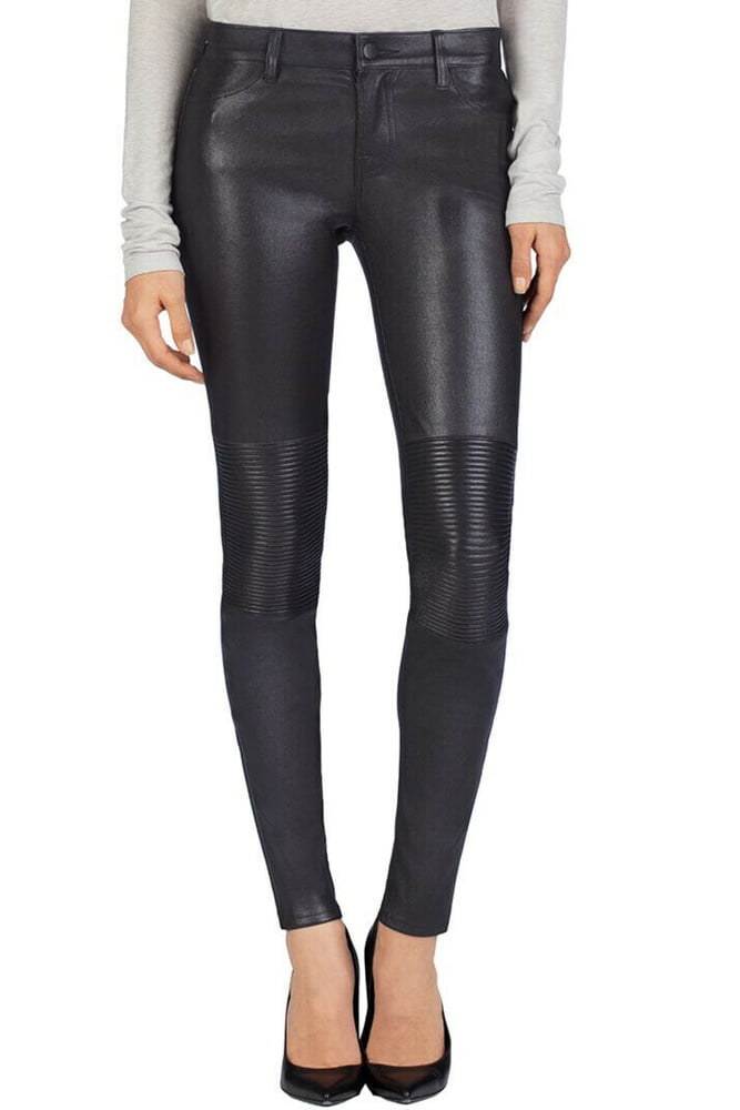 J BRAND LEATHER PERFECT TIGHT SKINNY PUSH UP PANTS #104385623