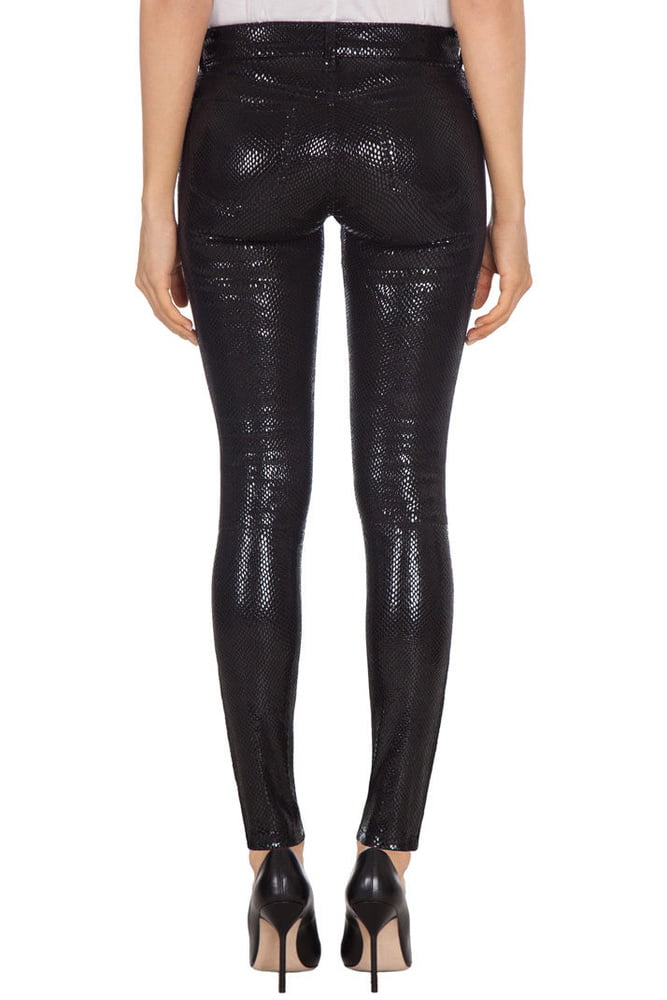 J BRAND LEATHER PERFECT TIGHT SKINNY PUSH UP PANTS #104385679