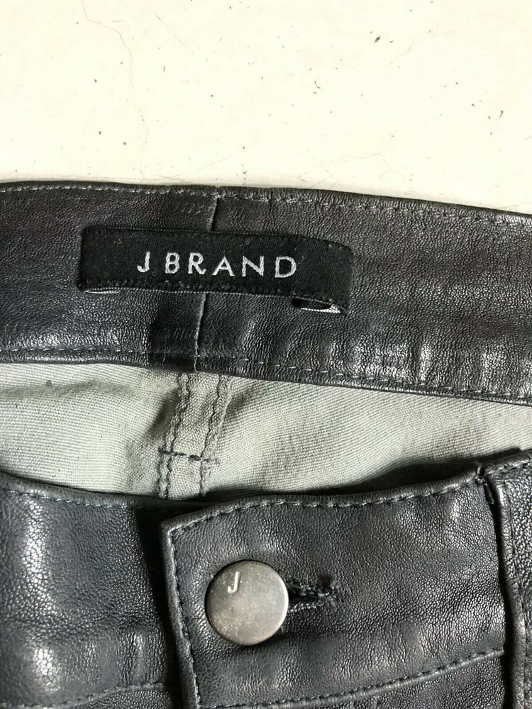 J BRAND LEATHER PERFECT TIGHT SKINNY PUSH UP PANTS #104385704