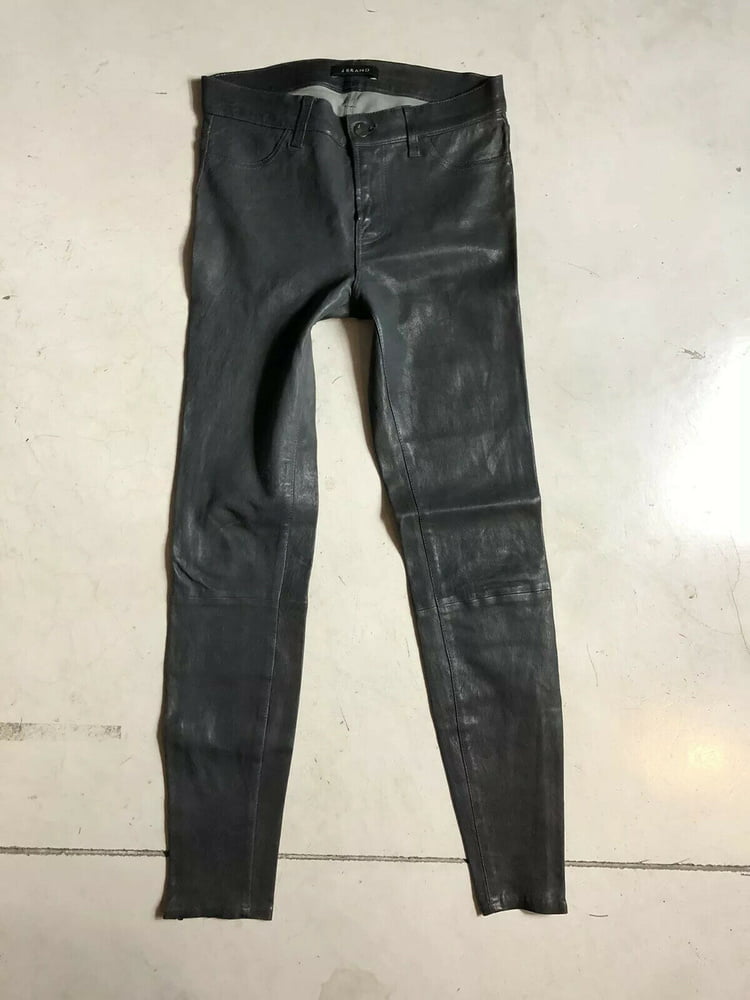 J BRAND LEATHER PERFECT TIGHT SKINNY PUSH UP PANTS #104385710