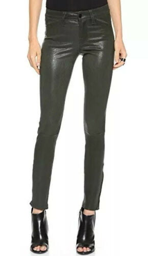 J BRAND LEATHER PERFECT TIGHT SKINNY PUSH UP PANTS #104385713