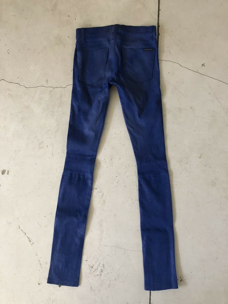 J BRAND LEATHER PERFECT TIGHT SKINNY PUSH UP PANTS #104385722