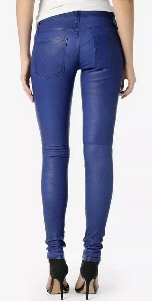 J BRAND LEATHER PERFECT TIGHT SKINNY PUSH UP PANTS #104385738