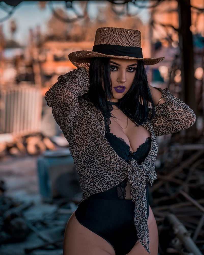 Instagram models in pose V #87790364
