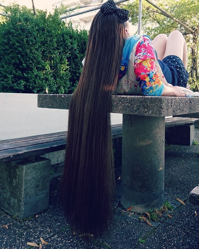 Kathy Long Hair Girl #96469880