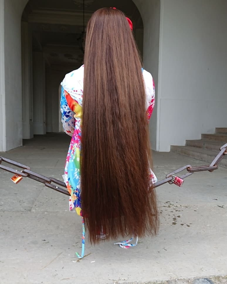 Kathy Long Hair Girl #96469881