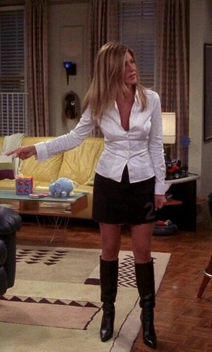 Female Celebrity Boots &amp; Leather - Jennifer Aniston #103392099