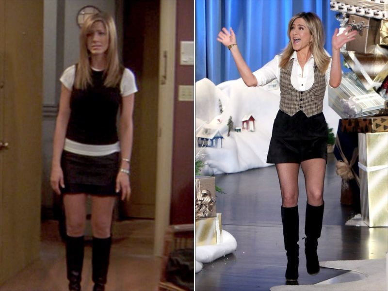 Female Celebrity Boots &amp; Leather - Jennifer Aniston #103392111