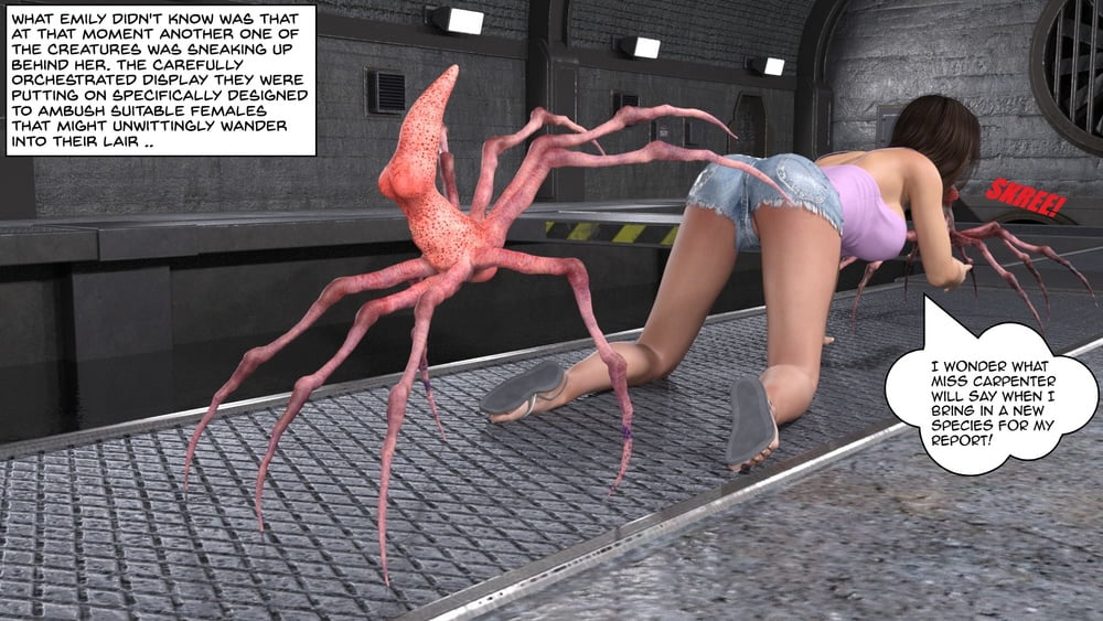 monster spider busty chick #100186102