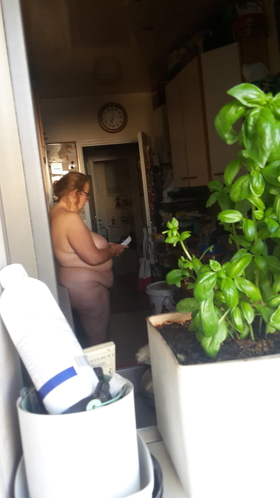 MY FEMALE NUDE IN THE KITCHEN THIS MORNING #91873147
