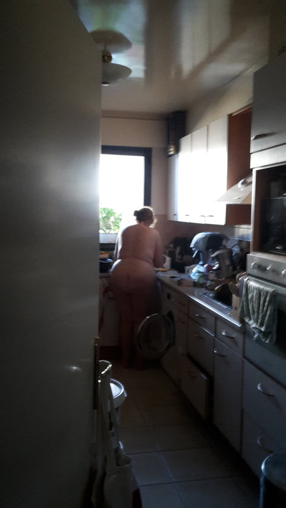 MY FEMALE NUDE IN THE KITCHEN THIS MORNING #91873153