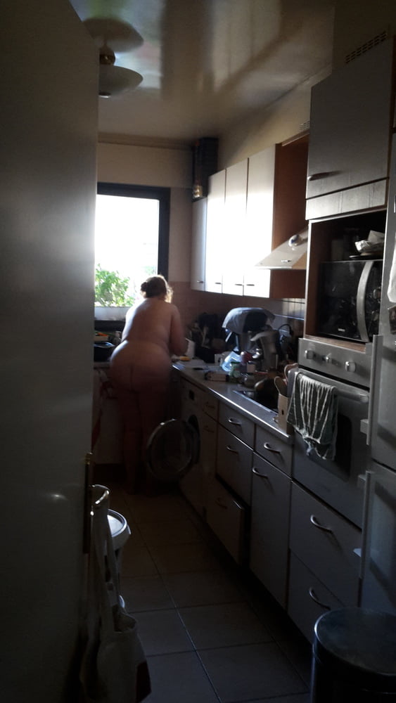 MY FEMALE NUDE IN THE KITCHEN THIS MORNING #91873159