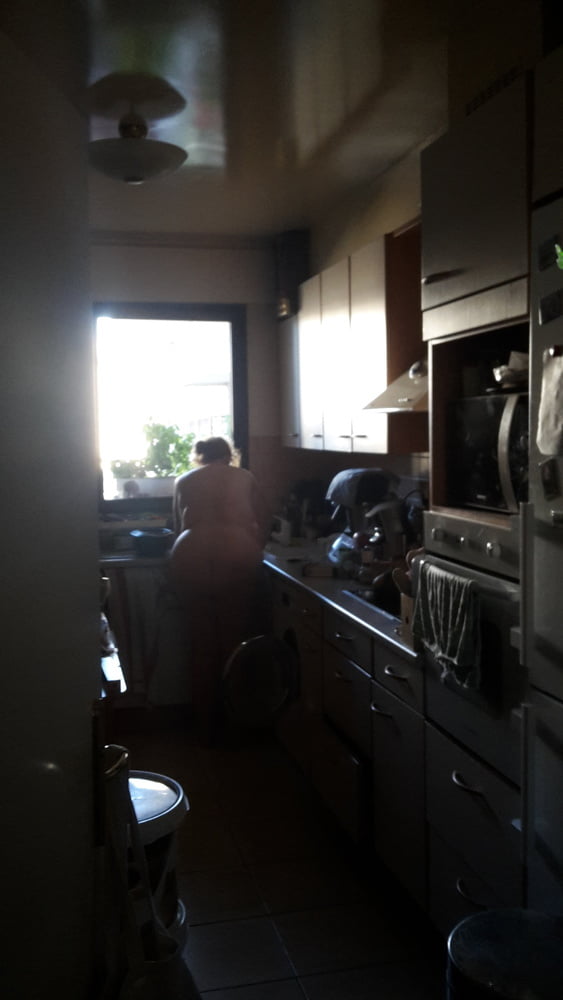 MY FEMALE NUDE IN THE KITCHEN THIS MORNING #91873173