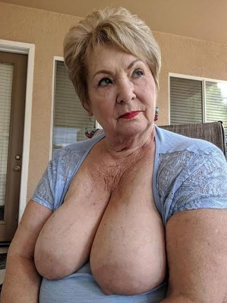 Granny big boobs #105856312