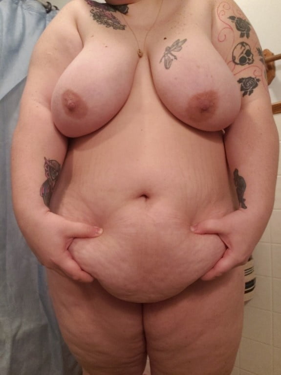 BBW Fat Flabby Bellies #106364560