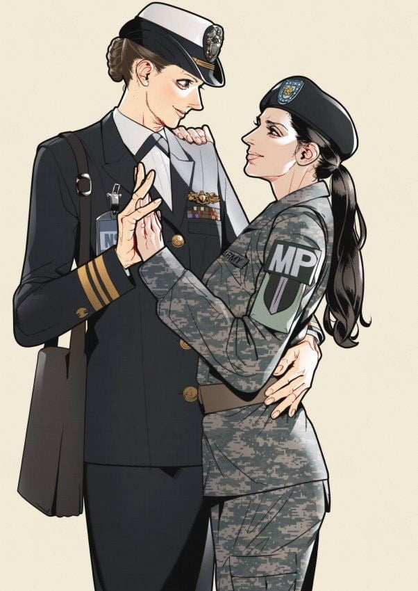 Military lesbian love #100406193