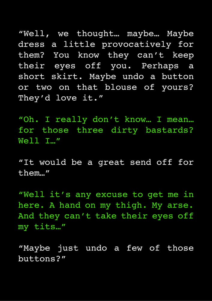 The dutiful secretary. A caption story. #93314947