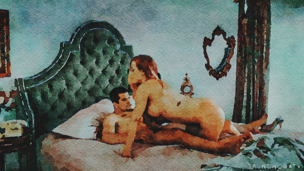 Erotic Digital Watercolor 9 #106536131