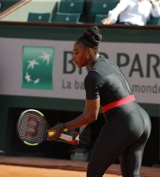 Serena Williams Fetter Fickarsch French open 2018 #96490550