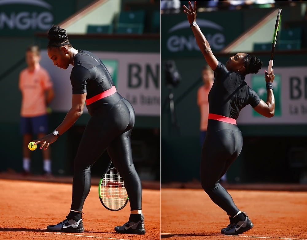Serena Williams Fetter Fickarsch French open 2018 #96490589
