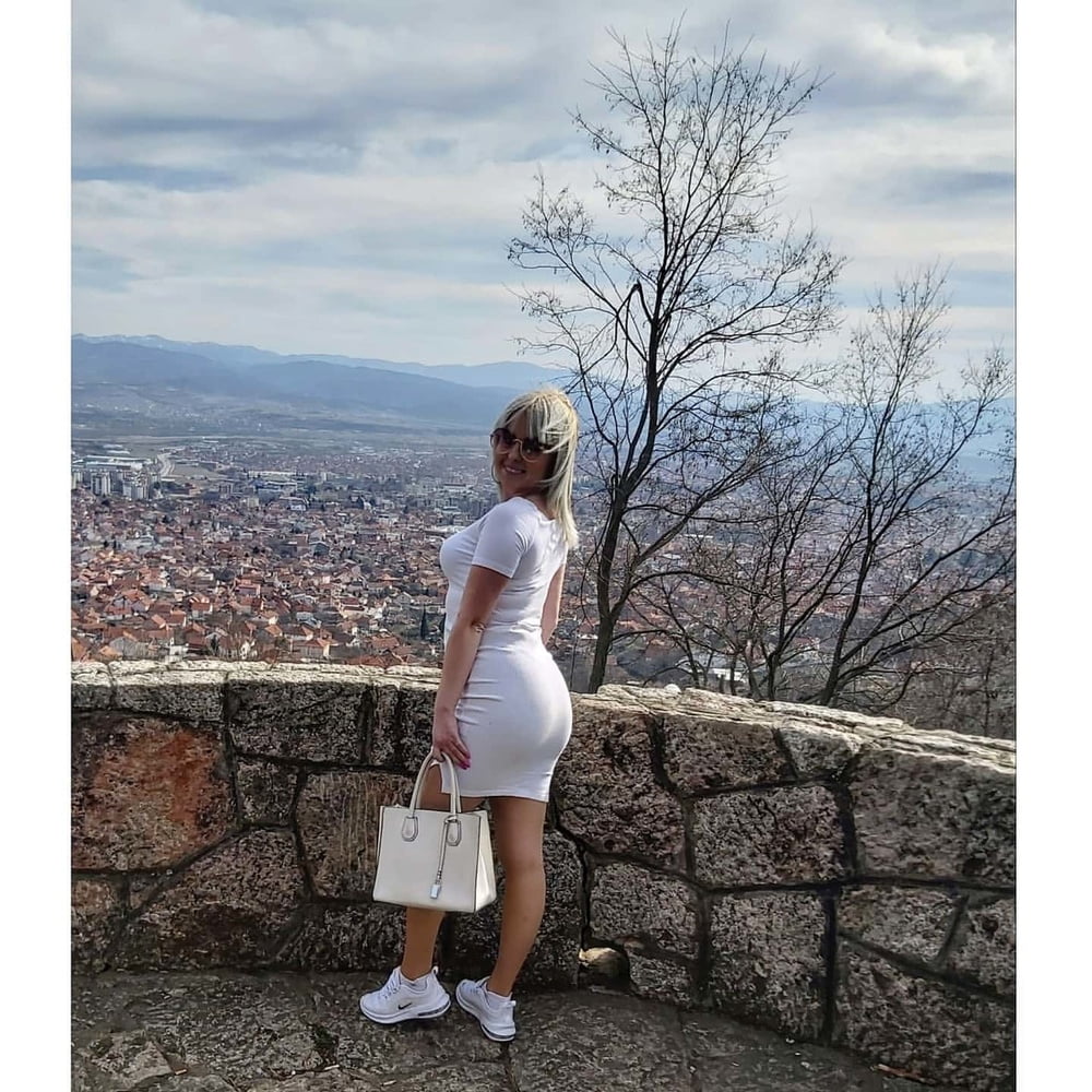 Serbian chuby blonde whore girl big ass and natural tits #102346250