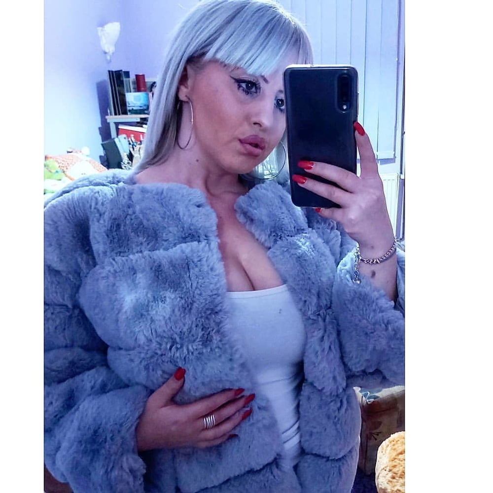 Serbian chuby blonde whore girl big ass and natural tits #102346292