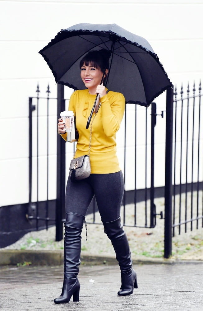 Celebridad femenina botas y cuero - roxanne pallett
 #97211170