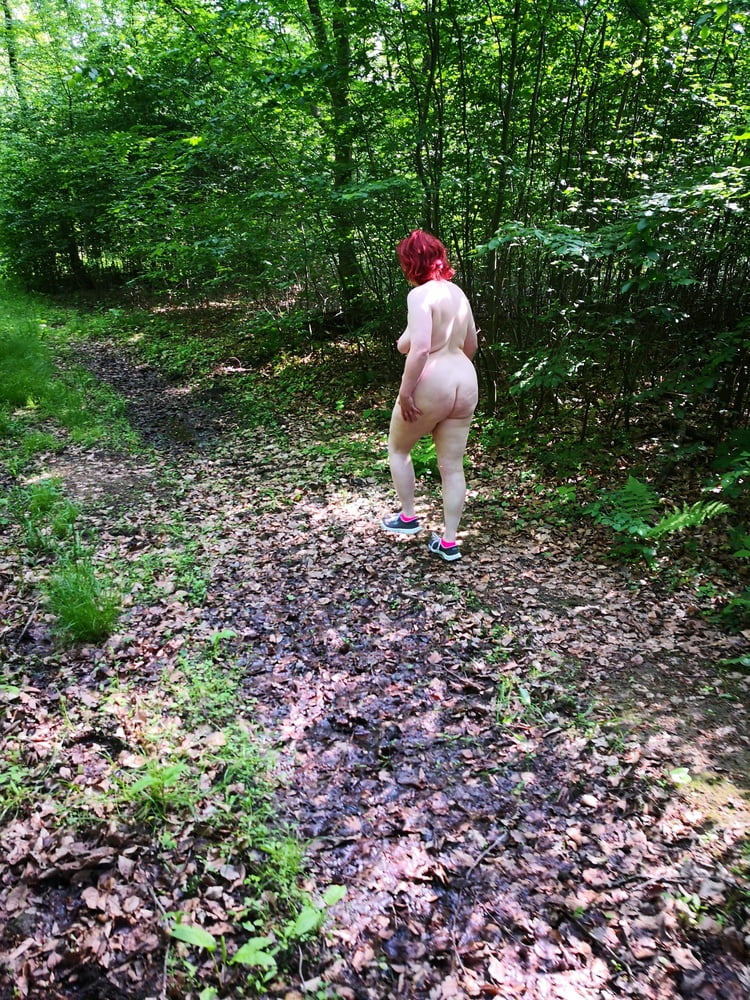 Pure naked hiking in public #107106916