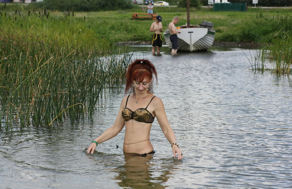In water of Plescheevo-lake #106989847
