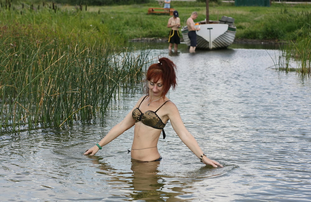 In water of Plescheevo-lake #106989850
