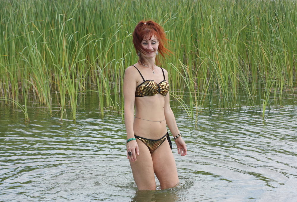 In water of Plescheevo-lake #106989882
