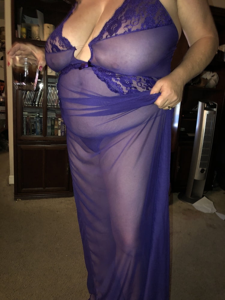Horny wife in purple #107055867