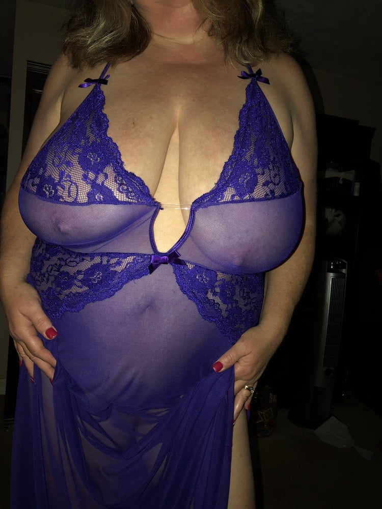 Horny wife in purple #107055871