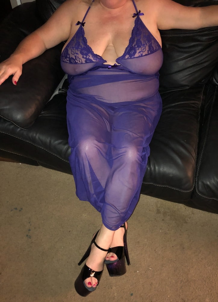 Horny wife in purple #107055882