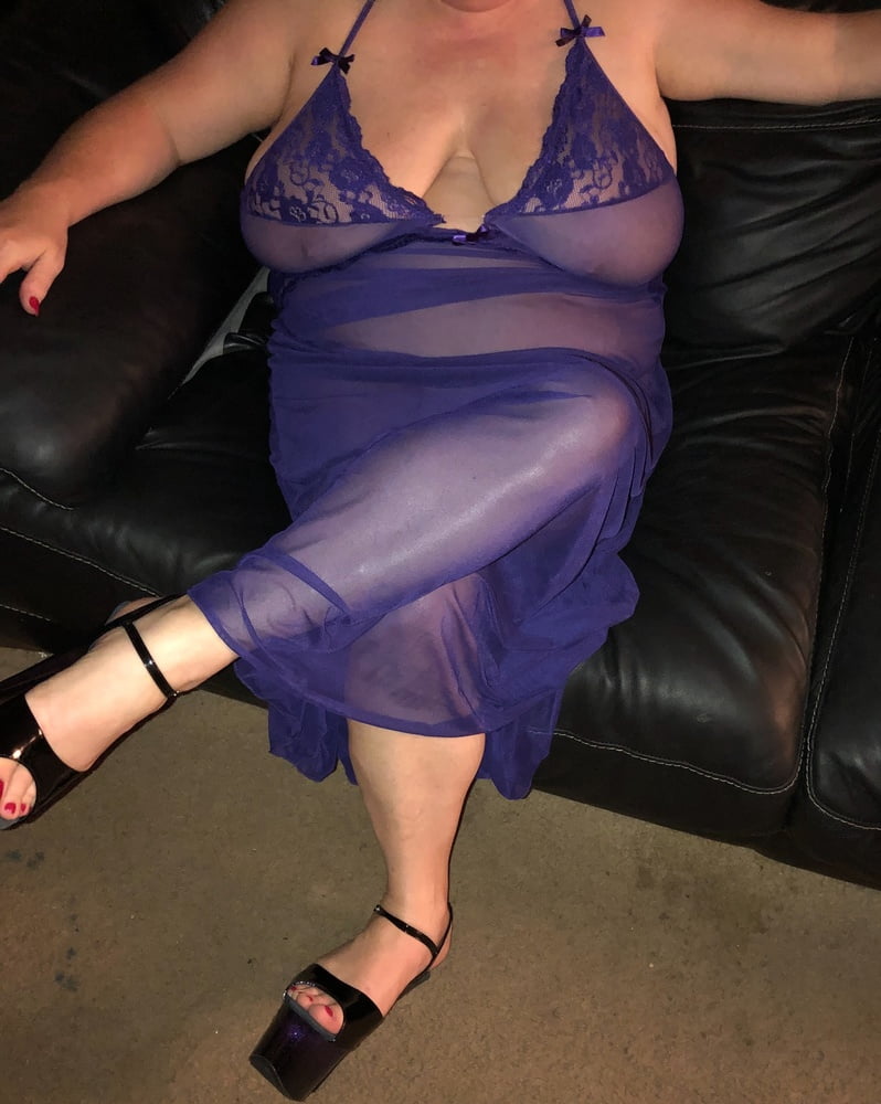Horny wife in purple #107055883