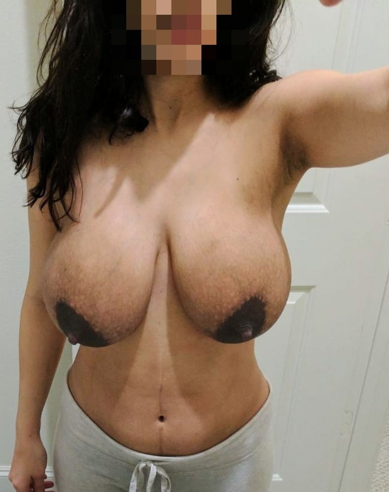 Big milky tits huge brown areola on arab mommy
 #99279745