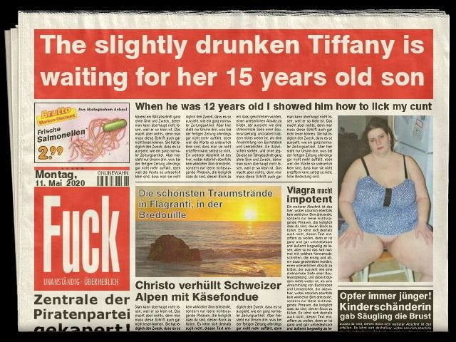 My Sweet Fat Slut Tiffany On Famous Porn Magazine #92480019