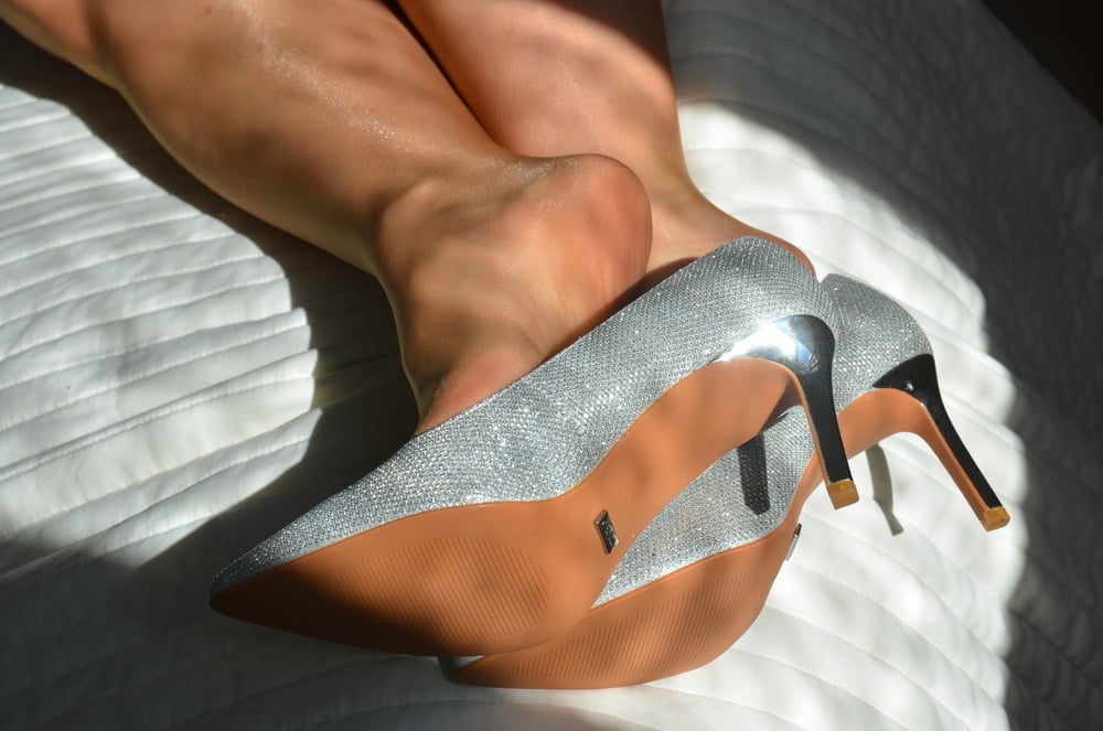 sexy nylon feet and heels #80581364