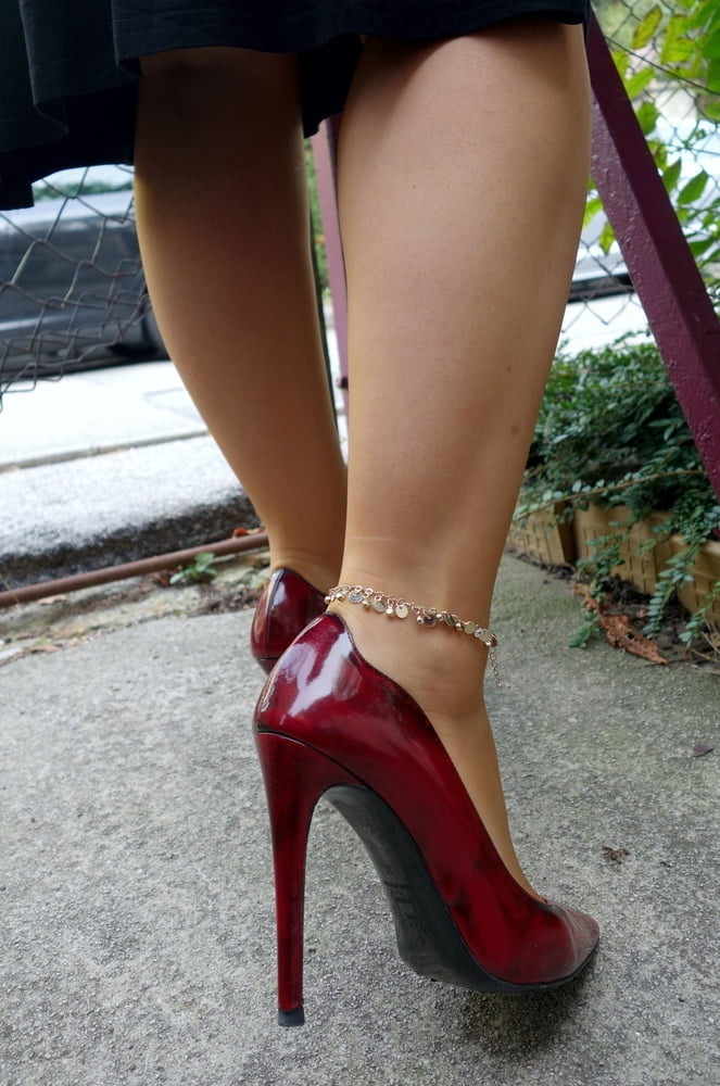 sexy nylon feet and heels #80581525
