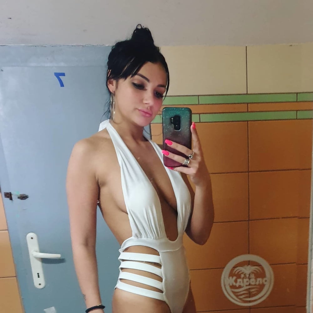 Serbian beautiful slut girl big natural tits Marija B.B. #93380218